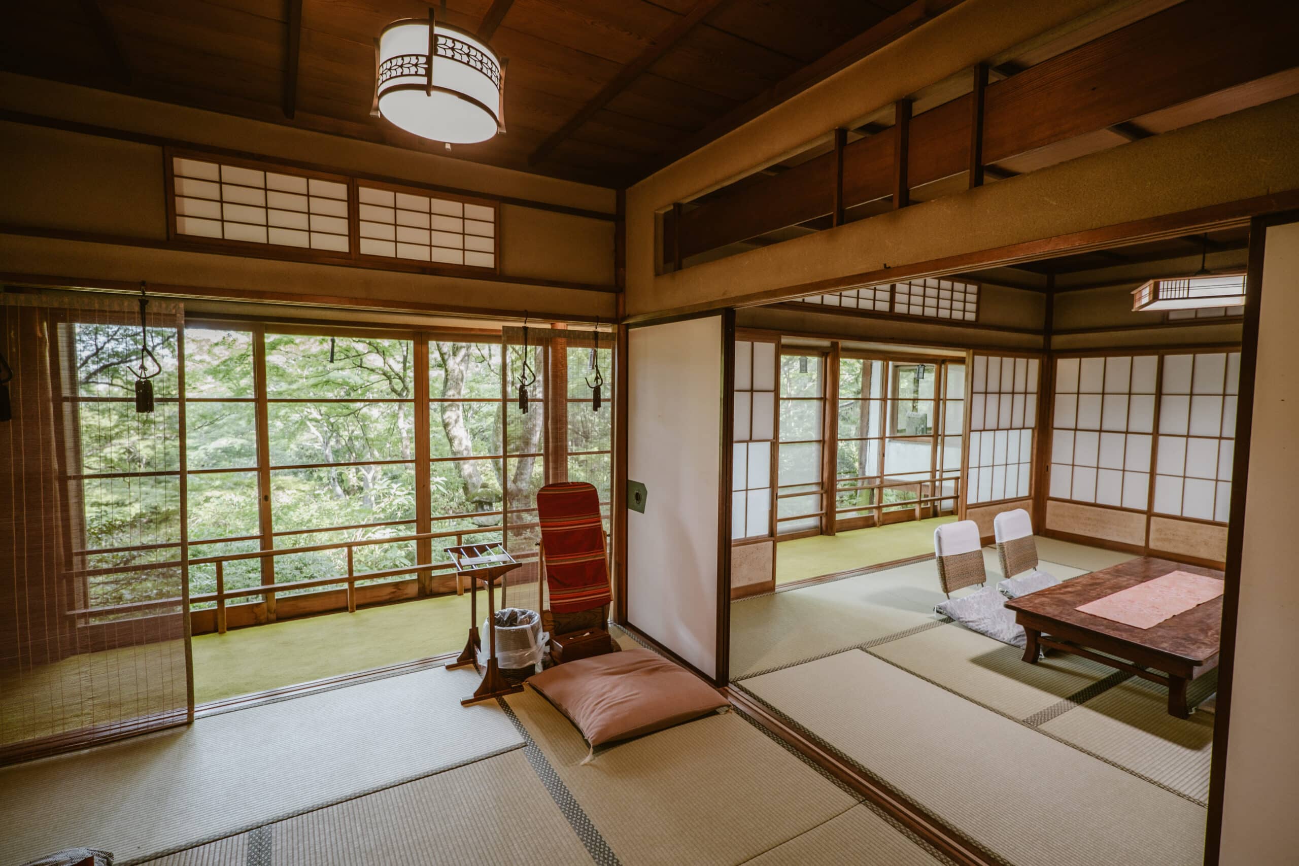 Übernachtung in einem Ryokan in Hakone Japan